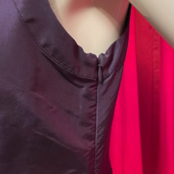 Bebe Purple Silk Cocktail Dress Size Small - Picture 6 of 9